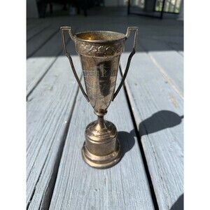 Vintage 1956 Dodge Inc brass Trophy Polaris Players Merit Awards